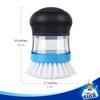 Handy Kitchen Brush Replaceable Brush Head Cleaning Brush Kitchen Cleaning MR.SIGA One-push (2-pack)