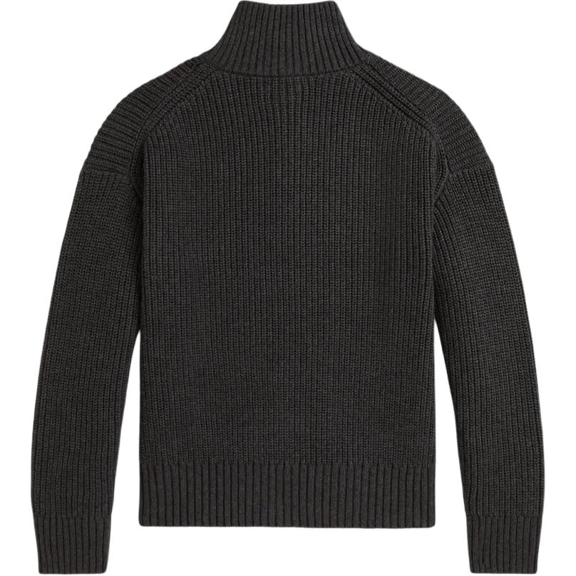 Polo Ralph Lauren Solid Color Turtleneck Sweater Kids Sweater Black 313978868-002