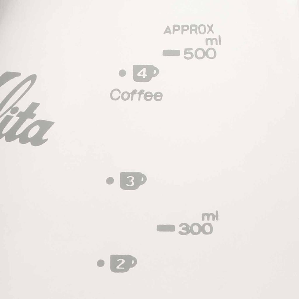 Kalita Kalita Coffee Server Wave Series 500ml for 2 To 4 People G #31255