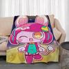 Artist P-Pepoyo Throw Lightweight 240g Flannel Blanket Soft Skin-friendly for Summer Cooling
