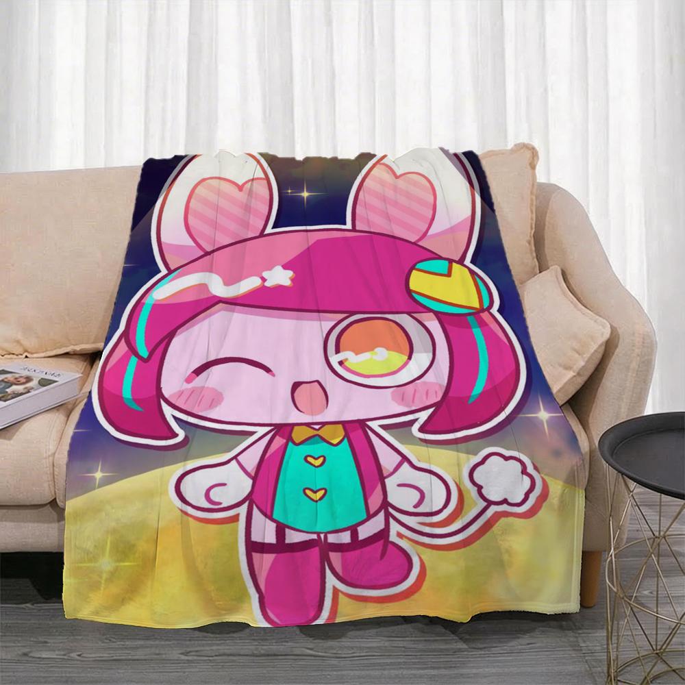 Artist P-Pepoyo Throw Lightweight 240g Flannel Blanket Soft Skin-friendly for Summer Cooling