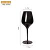 2Pcs Glass Household, Multi-purpose Black Crystal Glass, Tall Red Wine Glass, Champagne Glass, Glass Wine Glass