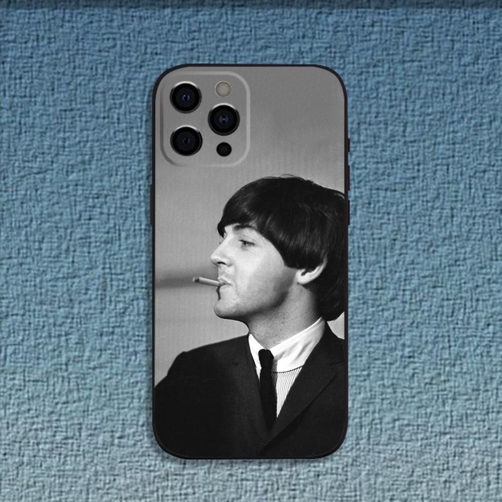 Singer P-Pau-M-McCartney Phone Case For iPhone 16,15,14,13,12,11,Pro,X,XS,Max,XR,Plus,Mini Soft Black Cover
