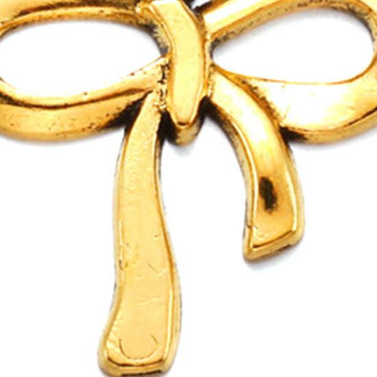 100 Pcs Bow Charms for Jewelry Making DIY Accessories Bowknot Keychain Charms Alloy Bow Shape Charms for Earrings Necklaces Bracelets Crafting