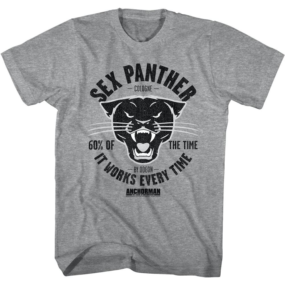 Anchorman Sex Panther Cologne Men T Shirt 60% of the Time it Works Every Time XL