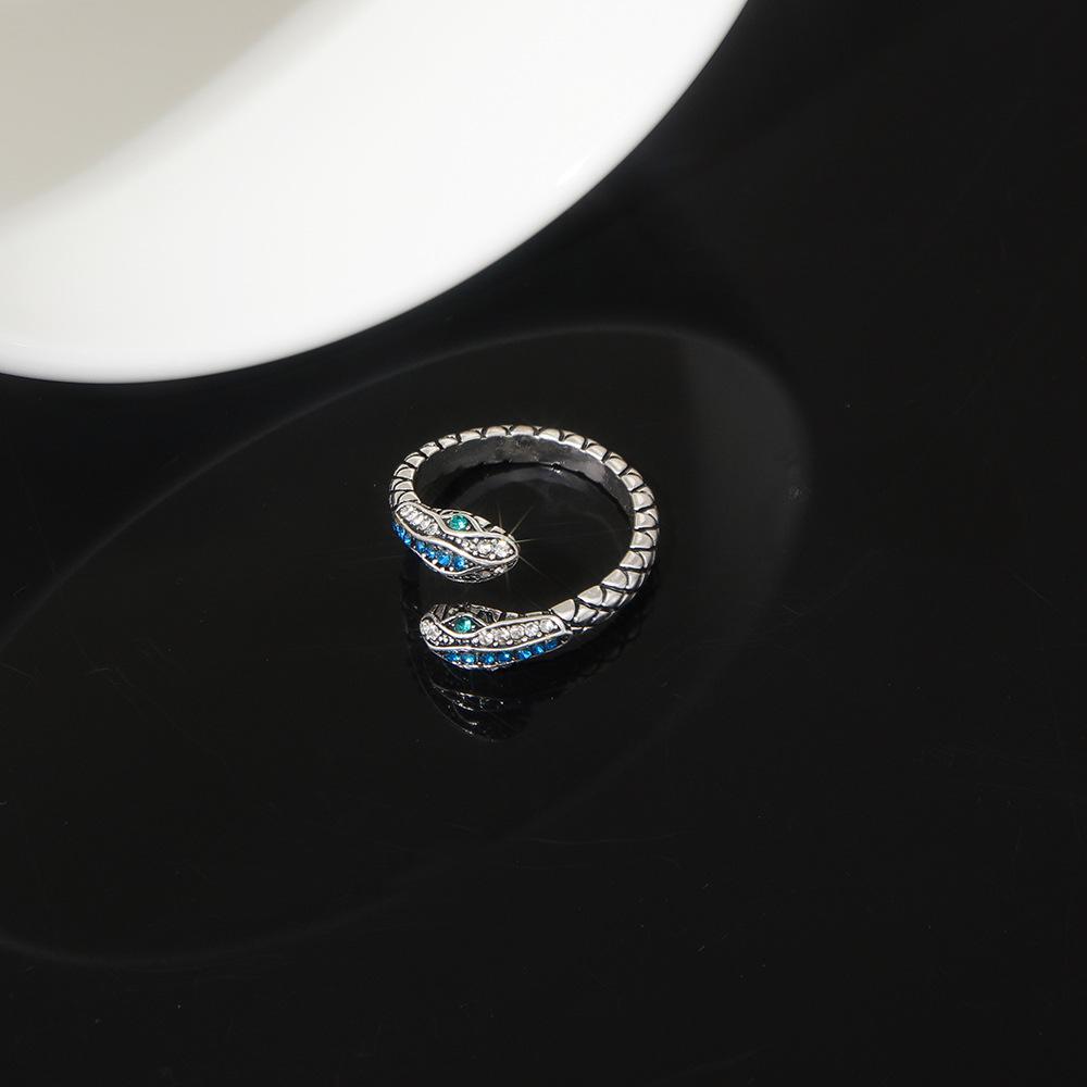 1 Pc New Snake Ring Creative Adjustable Ring, Classic Fashion Popular Daily Accessories