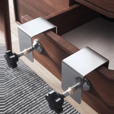 Cleme Frontale Sertar Jig pentru Prelucrarea Lemnului Cleme pentru Instalarea Fronturilor de Sertar de Dulap Clipuri Panou Sertar Accesorii Mobilier Unealtă de Mână