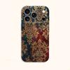 Heritage Rococo Damask Motif Art Graphic Film Aesthetic Protective Shockproof Bumper Case Cover For iPhone 14 15 16 Pro Max Plus