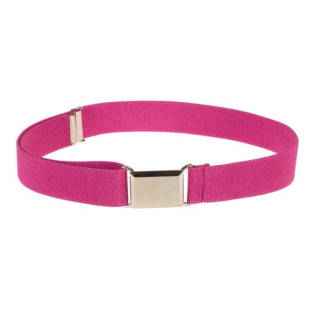 Dětský pásek pro batolata Elastický nastavitelný Pružný Unisex pásek Čtvercová přezka
