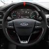 DIY Car Steering Wheel Cover 100% Fit For Ford Focus 4   Fiesta 17-19 Tourneo 2018  New Focus Car Accessories