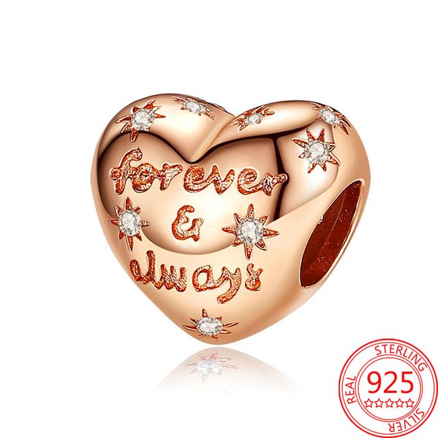 Authentic S925 Sterling Silver Love You Mom Infinite Heart Charm Fit Fashion 3mm Bracelet Diy 925 Silver Jewelry Girls Gifts