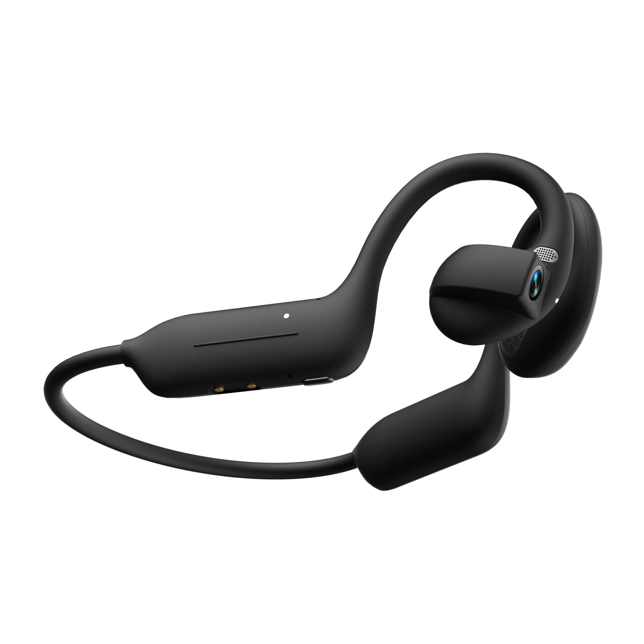 AI Camera Headphones 8MP HD Recording