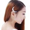 Shiny Rhinestone Moon Hair Clip Bang Clip Headdress Hairpin Clamps Headwear