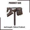 Medieval Knight Belt Set Pirate Cosplay for Adults Carnival