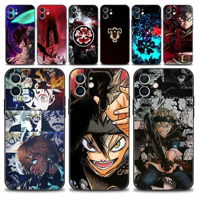 Black Clover Anime telefono apvalkalas, skirtas iPhone 14 13 12 11 Pro Max Mini Xs Max Xr X 7 8 Plus 6s Minkštas silikoninis dėklo dangtelis Fundas