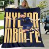 1pc Blanket - Kylian Mbappé Print Design, Lightweight Blanket for Sofa, Bed- Soft &Warm, Gift for All Seasons