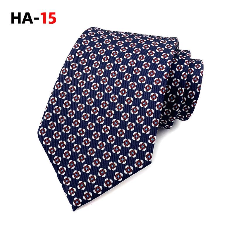 Mode Retro Druck Imitation Seide Stoff Herren Krawatte