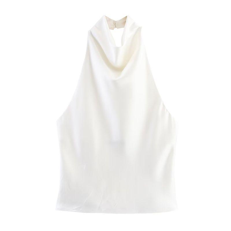 Kaslead New Women clothes Western Style Fashion Silk Satin Texture Top Skirt 3203317 10317