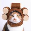 Pet Hood Cute Dog Teddy Dress Up Sunflower Cat Headgear Wig Cat Hat