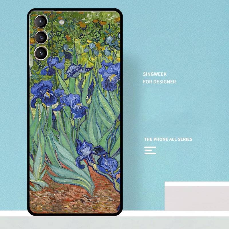 Van Gogh Starry Night Case For Samsung Galaxy S24 S22 S21 S23 Ultra Note 20 S8 S9 S10 Note 10 Plus S20 FE Cover