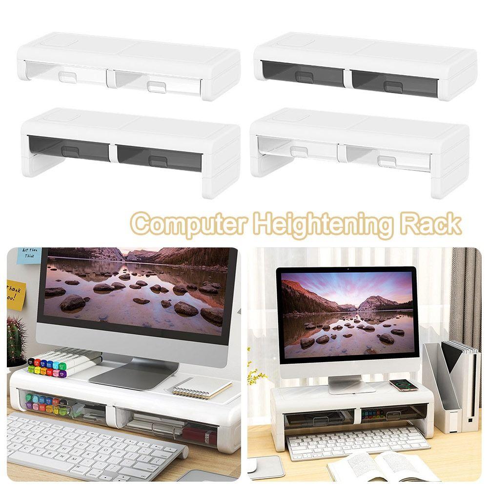 Desktop Computer Monitor Stand with Drawer Monitor Stand New Computer Heightening Rack