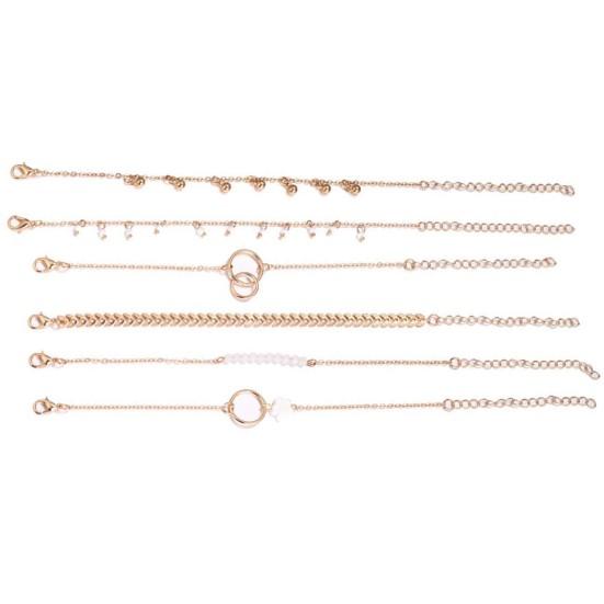 

Браслеты-подвески универсальные женские многослойные