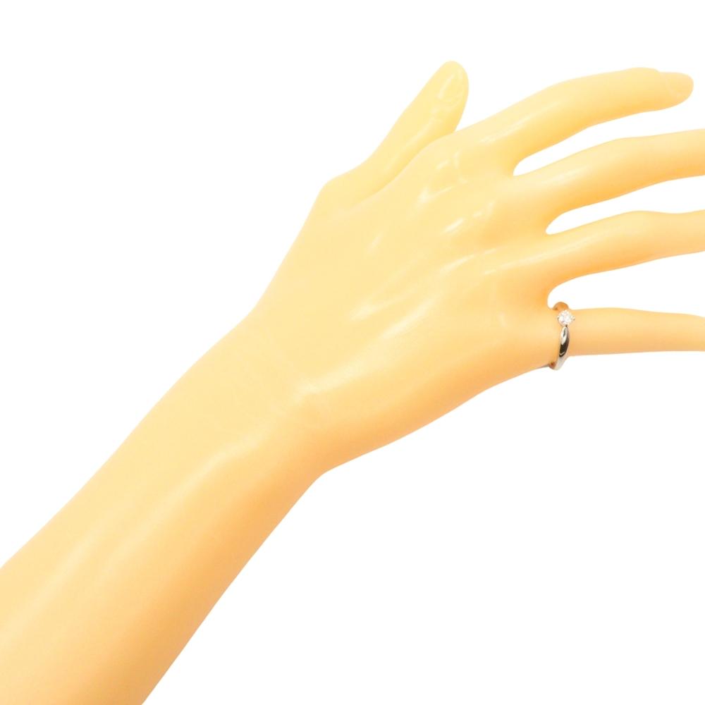 BVLGARI Dedicated to Venice Ring Pt950Platinum #4.7(US Size) 4g Women Used