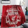 Liverpool Mintás Flanell Takaró, puha dobás hálószobába, kanapéra, mosható, fociszurkolói ajándéktárgy, nagyszerű ajándék.