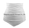 Women's European & American High Elastic Pleated Swimming Trunks - Conservative High Waist Triangle Style