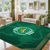 Sporting CP FC Design Crystal Velvet Rug Soft Decorative Mat for Bedroom Entrance