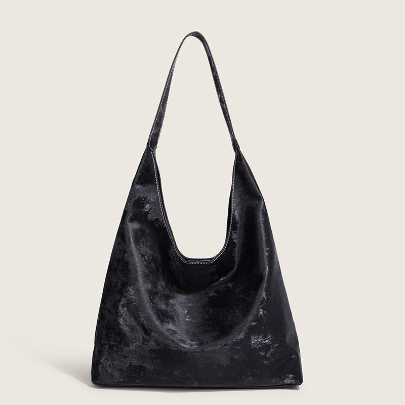

Large-capacity Retro Bag Women 2026 New All-matching Shoulder High-quality Commuting Tote Trendy чёрный