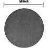Fire Pit Mat,Bonfires,Lawn,Patio,Chiminea,Deck Defender,Under Grill Mat,BBQ Mat,Heat Shield,Fire Resistant Pad for Outdoors (58 Inch Round)