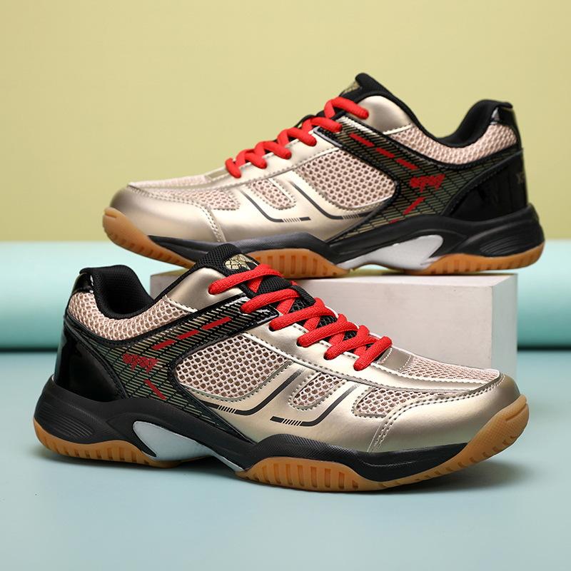 Badminton shoes men's shoes breathable table tennis shoes ultra-light shock absorption non-slip women's shoes competition training shoes tennis shoes