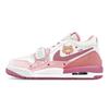Legacy 312 Cushioning Slip Resistant Abrasion Resistant Mid Top Vintage Basketball Shoes GS White Pink FN3407-161(Team47-312)