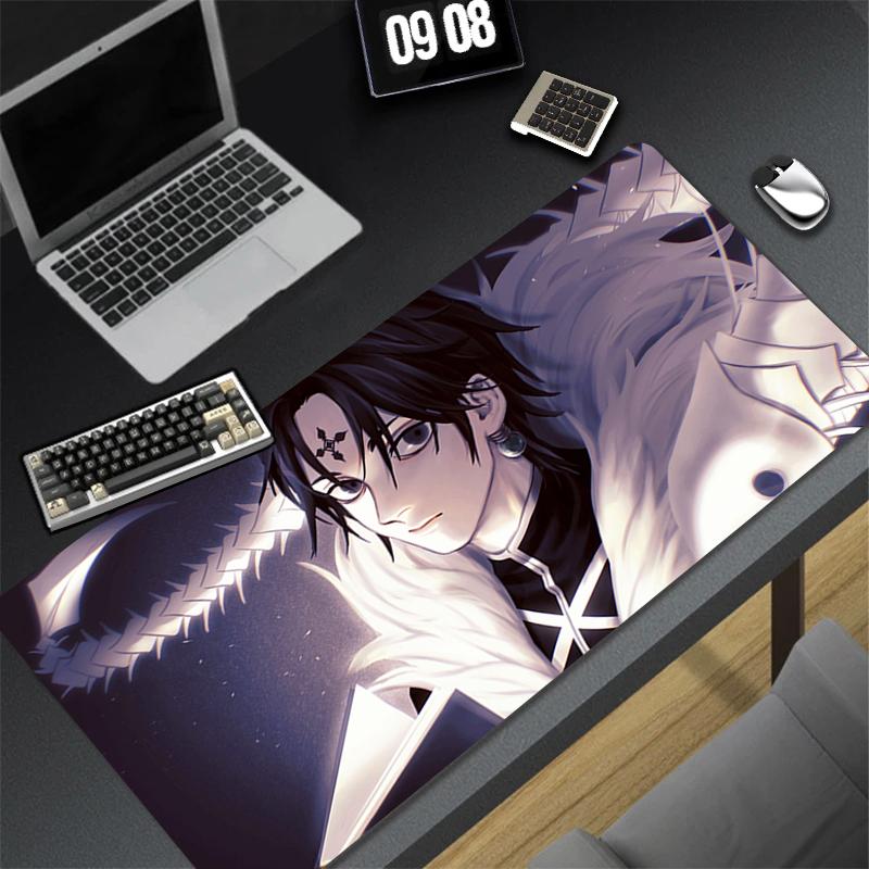 Computer Gaming Accessories Mousepad Office PC Mouse Pad Keyboard Pad Desk Decoracion Hhunter x Hhunter Chrollo Anime Desk Mat