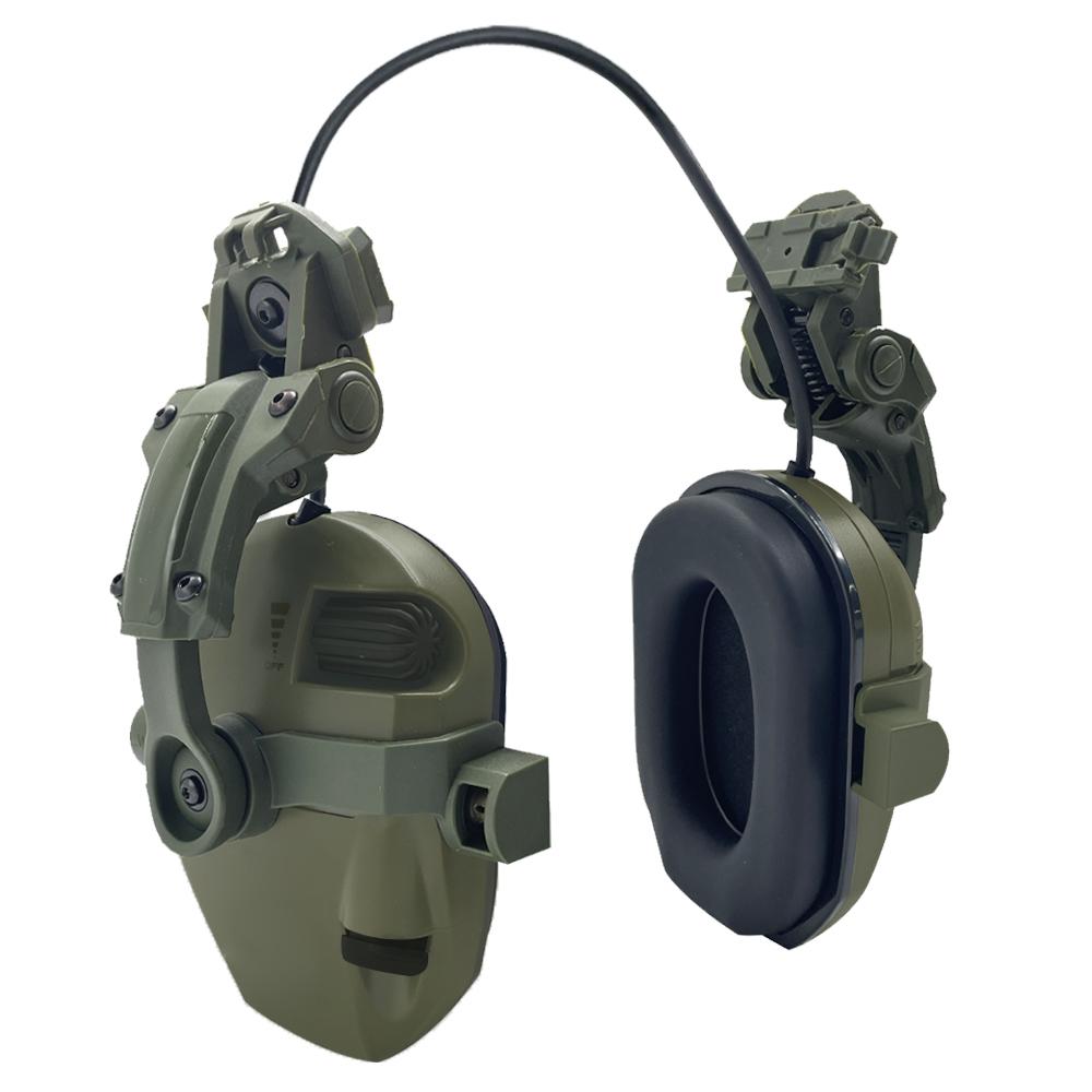 Căști de tragere armată Căști tactice Airsoft Protector electronic pentru auz Reducere activă a zgomotului Căști de vânătoare
