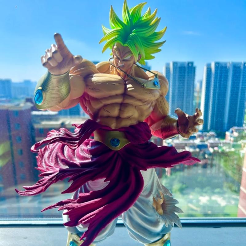 50cm Figure Dragon Ball Super Saiyan Z Ck Jt Statue Broly Ssj3 Broly Pvc Anime Action Figure  Collect Decor Model Toys Boy Gifts