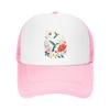 Vibrant Hummingbird Wildflower Botan Mesh Baseball Cap Casual Hat Outdoor  For Womens Unisex FeUnisex