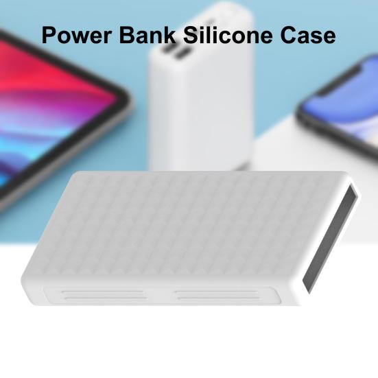 Protective Case Dirt-resistant Design 12000mAh CP12S Solid Color Silicone Mobile Power Cover
