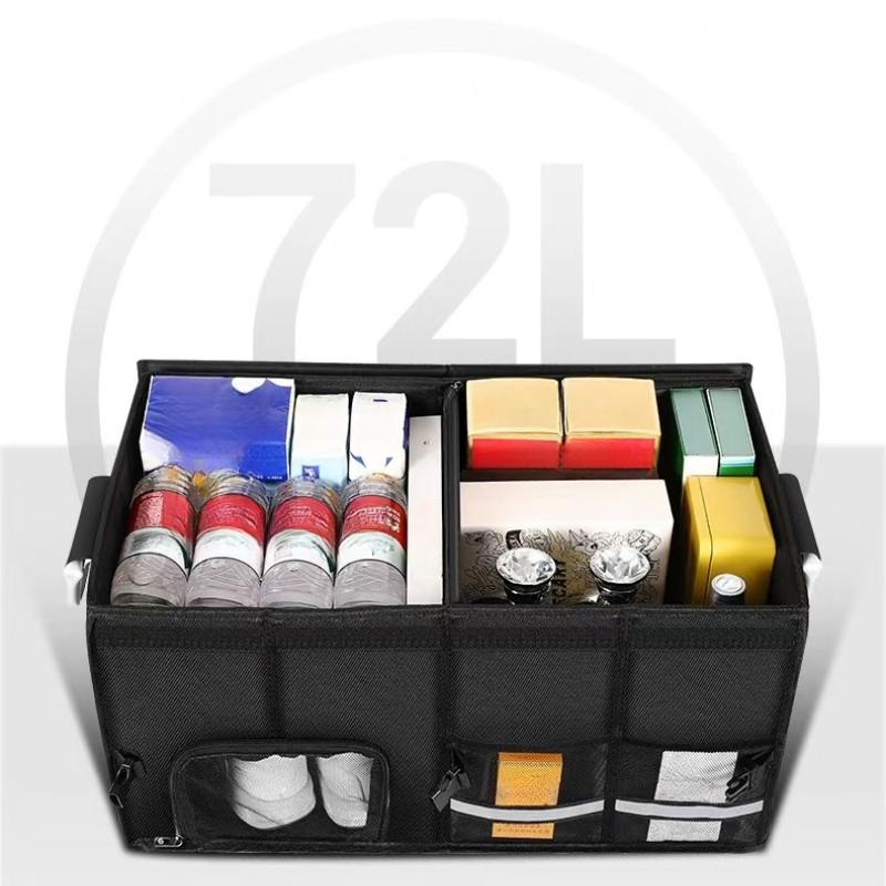 Foldable Trunk Storage Box Waterproof Oxford Cloth Large-Capacity Car Organizer for Camping/Fishing Easy To Carry