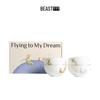THE BEAST Little Prince 4-Piece Ceramic Dinnerware Set