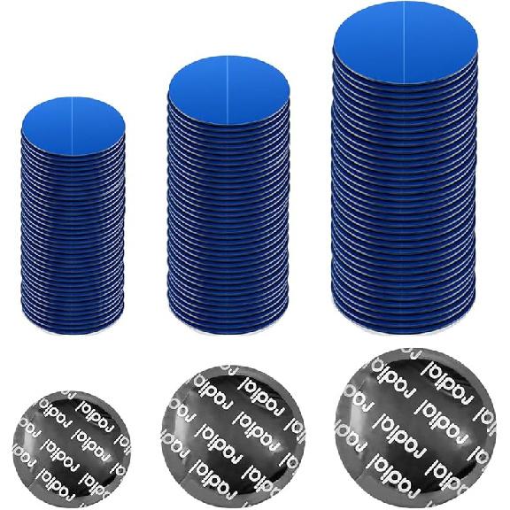 90PCS Tire Repair Patch, 32Mm 42Mm 58Mm Rubber Tyre Puncture For Fast Repair, Round Auto Tire Repair Tool For Car Truck Motorcycle Inner Tire,