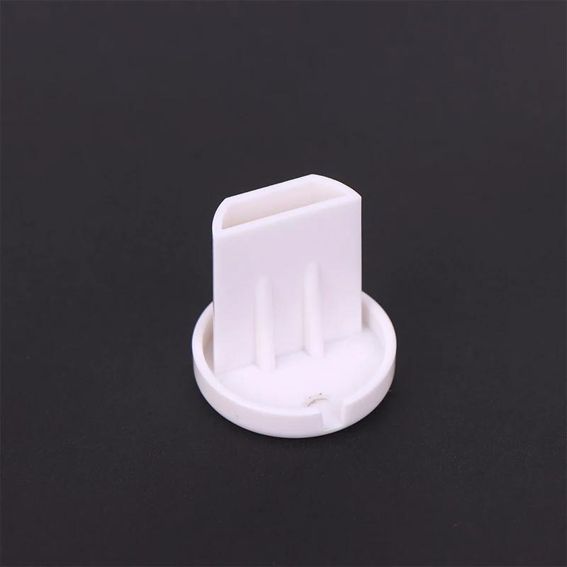 Bundle of 5 PVC Sealing Caps for Roller Blinds; Plastic Bottom Rail End Caps; Non-Slip Curtain Track Fixtures