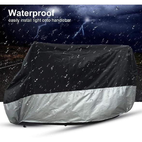 Motorcycle Cover for Scooters and Mopeds Universal Fit Outdoor Lightweight Storage Bag Included XXL Size