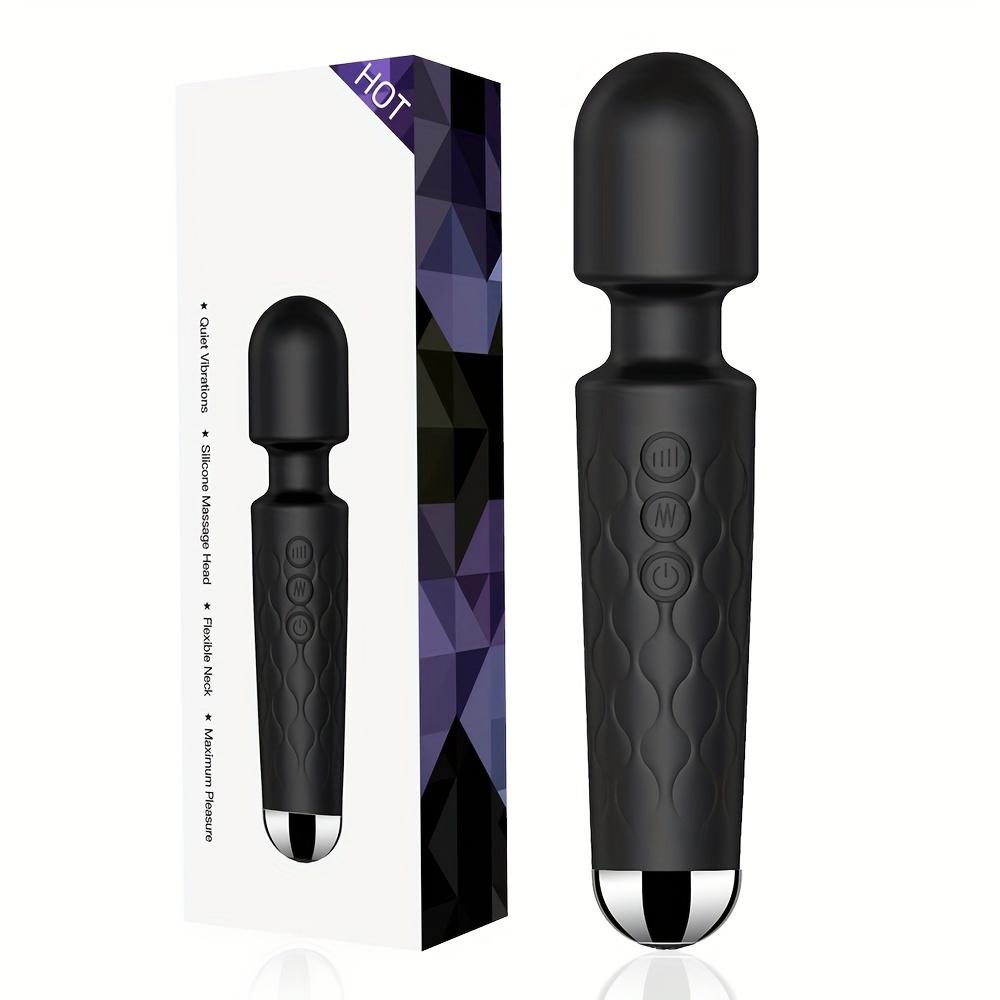Rechargeable Vibrator Stick - 20-Frequency AV Stick for Female Pleasure, Waterproof, Quiet, and Ergonomic Design for Ultimate Adult Experience