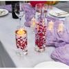 50 Pcs Pearl String for Floating Candles Centerpiece, Red Faux Pearl Beads Vase Filler for Wedding Table Décor.