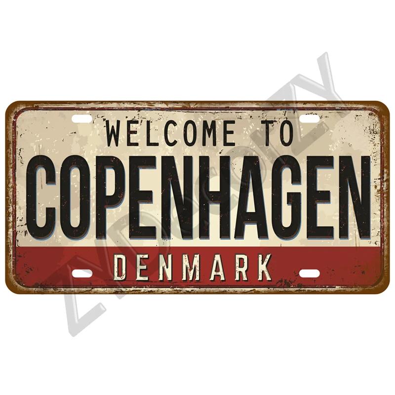 DORA Tin Sign Vintage Tin Sign For Restaurant Bar Pub Cafe Man Cave Decoration Decor Capital City Tinplates Plate Metal Sign Plaque Landmark
