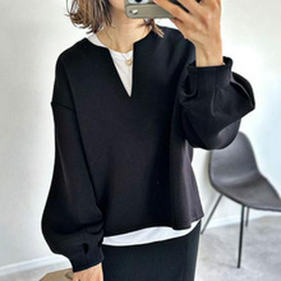 2026 Autumn/Winter Stand Collar Color Block Lace Knitwear