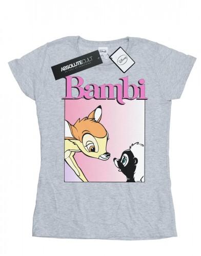Disney Womens/Ladies Bambi Nice To Meet You Cotton T-Shirt