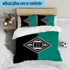 3PCS Monchengladbach Emblem Bedding set,Ideal For1pc Duvet Cover And 2pcs Pillowcases Perfect for Christmas gift,Ideal for Bedroom, Dormitory